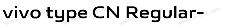 vivo type CN Regular字体转换 vivo type CN Regular字体转换